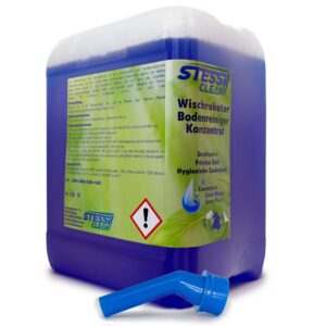 StessiClean Bodenreiniger | 5 Liter | für alle Wischroboter | Reinigungsmittel & Streifenfrei | Konzentrat für alle Böde