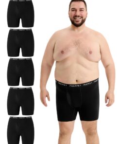 Große Größen Boxershorts Herren Baumwolle Unterhosen XXL-6XL 5er Pack