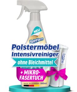 REINHORN Molekularbrecher Polsterreiniger ohne Wiederverschmutzung - Intensovereinigung von Sofa, Couch und Auto - Tensi