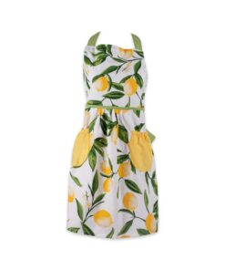DII Lemon Bliss Küche Sammelprodukt, Kittelschürze - Modern Design für die Küche - ideal für die ganze Familie - 100% Ba