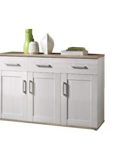 Stella Trading Sideboard Sibiu Lärche Wohnzimmer Kommode Storage Raumlandhausstil Optik 140x88x46cm