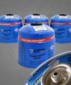 4X XXL 500g Butan Gaskartuschen mit Schraubventil | Schraubgaskartusche für Lötbrenner und Campingkocher | Gaskartusche