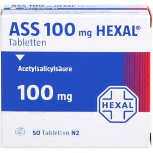 HEXAL ASS 100 mg Tabletten - Für Erwachsene - Schmerzmanagement - 50 Stück