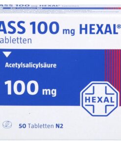 HEXAL ASS 100 mg Tabletten - Für Erwachsene - Schmerzmanagement - 50 Stück