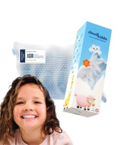 Cloudpillo Memory Foam Pillow für Kinder – Premium Schlafkissen, ideal für Kinder, 37 x 55 cm, weiss, maximales Komforta