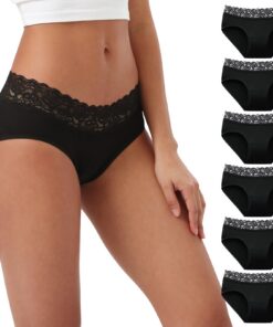 INNERSY Baumwolle Slips Damen Bequeme Hipster Unterwäsche | INNERSY Slip Damen OEKO-TEX STANDARD 100 | INNERSY Unterhos