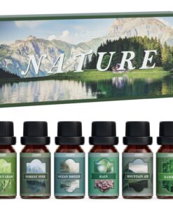 SALUBRITO Natur Ätherische Öle Set - Regen, Meeresbrise, Bergluft - Geschenkset für Frauen – naturrein Duftöl für Diffus