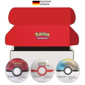 Pokémon-Sammelkartenspiel: Pokéball Tin-Box-Bundle – Perfect für Sammler & Pokéfanatiker im Alter von 8-12 Jahren – Idea