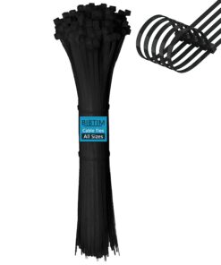 BIBTIM UV-beständige Nylon Kabelbinder 100 Stück 250mm x |8mm Haus und GartenIdeal für HeimwerkerBIBTIM 100 Stück 250mm