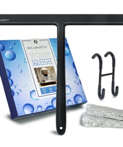 Allzweck-Silikon-Duschabzieher – 30,5 cm - Reiniger für Dusche, Badezimmer, Autofenster - Reinigung, Anti-Fleck, 30,5 cm