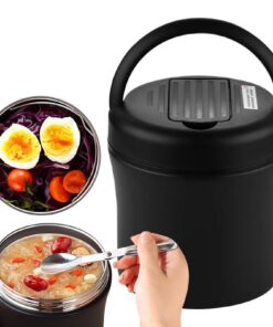 Isolierter Essensbehälter 1.2L Warmhaltebox Edelstahl Dicht für Outdoor Sportreich Picnic Reise