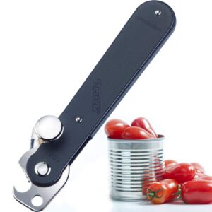 Westmark Hebeldosenöffner - Kapselheber inklusive - Stahl - Schwarz/Silber - 14,9 cm Länge - Original Sieger - einfache