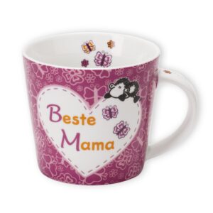 Sheepworld Beste Mama Kaffeetasse Rosa Porzellan Geschenk Muttertag Weihnachten 43472
