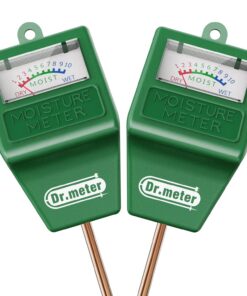 Dr.meter Feuchtigkeitsmessgerät Pflanzen – 2er-Set, keine Batterien erforderlich