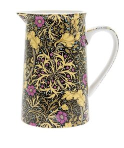 Die Leonardo Collection Krug aus feinem Porzellan, gepachtet in einer Geschenkbox, William Morris, Seetang - Perfekt zu