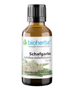 BIOHERBA Schafgarbe Tropfen 50 ml - Achillea millefolium L., vegane Hochwertepflanzenextrakt | BIOHERBA Schafgarbe Tink