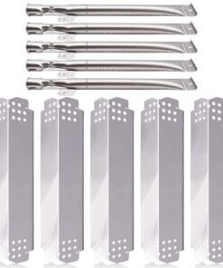 Nexgrill Grill-Ersatzteile 720-0888 720-0888N 720-0830H 720-0882D Edelstahl-Heizplatten-Schilder Brennerrohre Set für 5-