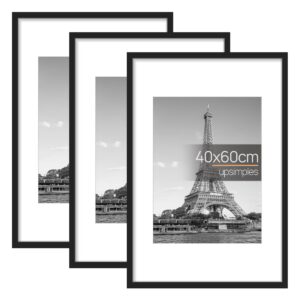 Upsimples 3 Pack Bilderrahmen 40x60, perfekt für jeden, der Fotos und Bilder ausstellungsbereit macht. | Upsimples 3 Pa