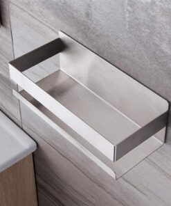 Gaxcent Silber Edelstahl SUS304 Duschablage zum Hängen für Badezimmer und Küche