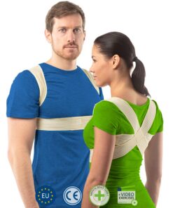 aHeal Rückenstützgürtel & Rücken Geradehalter für Herren und Damen - Haltungskorrektur für Rücken, Schultergurt zur Halt