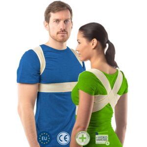 aHeal Rückenstützgürtel & Rücken Geradehalter für Herren und Damen - Haltungskorrektur für Rücken, Schultergurt zur Halt