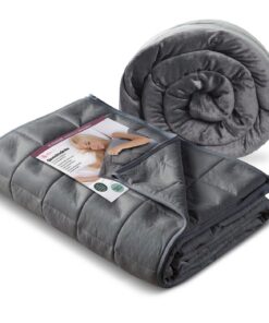 Anti Stress Gewichtsdecke [3,5 kg] – Therapiedecke für Erwachsene – Heavy Blanket gegen Angst und Panikattacken | Heavy