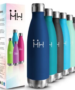 HoneyHolly Edelstahl Trinkflasche 750ml - BPA-frei Auslaufsicher Thermosflasche für Fitness Gym Sport