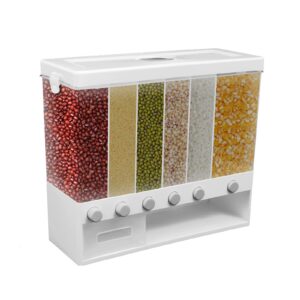 Susoso Luftdichte Aufbewahrungsbox Für Schwarzen Reis - 6er Set Mit 5 Partitionen - Insektenfest - Ideal Für Die Küche