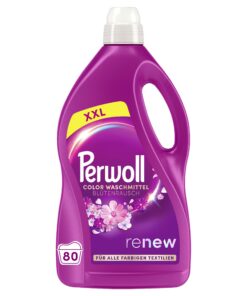PERWOLL Blütenrausch Color Waschmittel Dreifach-Renew-Technologie für farbige Textilien feinwascht 160 (2x80 Waschladung