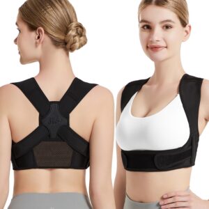 JMPOSE Haltungskorrektur Rückenstütze: verstellbare Rückenbandage für Männer und Frauen (Small/Medium)