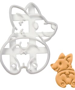 Bakerlogy Corgi Hinterteil Ausstechform für Hundezucht und -pflege, perfekt für professionelle und amateурische Züchter,