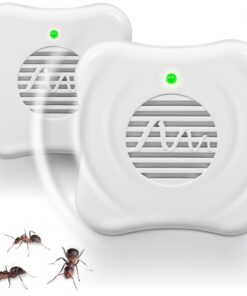 GARDIGO® Ameisen-Feind Ultraschall Stecker - 2er Set | Ameisenabwehr | Insektenstecker für Ameisen | 25m² | 30 kHz | Ant