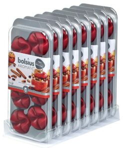 Bolsius AROMATIC Wax Melts Wachs Duft Schmelzblüten Düfte Für Zuhause (Baked Apple W26) Bolsius AROMATIC Wax Melts Wac