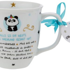 Hope & Gloria Kaffeetasse mit Motiv "Falls es dir heute noch niemand gesagt hat" | Porzellan, 40 cl | Sprüchetasse, Gesc