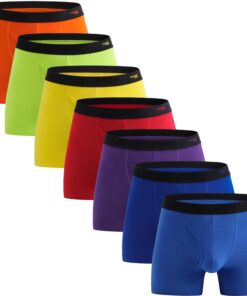 INNERSY Boxershorts Herren Baumwolle Unterhosen mit Eingriff Männer Bunt Unterwäsche 7er Pack"=>"INNERSY Baumwolle Unter