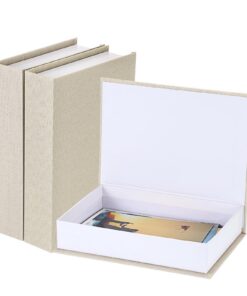 SUMTree 3 Pcs Fernbedienungen Aufbewahrungsboxen Modern Heimdeko Geschenke Vielseitig Organizer Beige Leinenoberfläche u