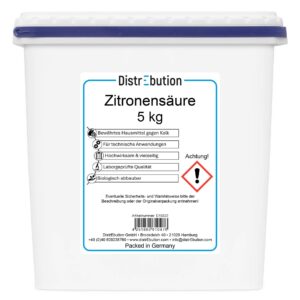 Zitronensäure Pulver für technische Anwendungen Reiniger, Entkalker, hohe Konzentration 5kg
