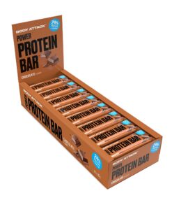 Body Attack Proteinriegel Chocolate 24 x 35g - Fitnessprotein für Body Attack - Eiweiß mit Vitaminen & L-Carnitin - Deut
