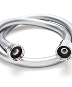 Bruseschlauch SilverLine 1/2 Zoll chrom mit Verdrehschutz | MADE IN GERMANY | für Hausaufbau - langes Dauerleben dank ho