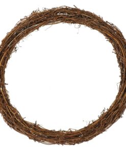 Supvox Naturales Rattan Kranz Für Wohnaccessoires Und Bastelarbeiten 30 cm Weihnachtsdekoration