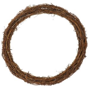 Supvox Naturales Rattan Kranz Für Wohnaccessoires Und Bastelarbeiten 30 cm Weihnachtsdekoration