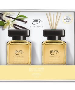 IPURO - Essentials Raumduft SOFT VANILLA 2x50ml | Vanille-Aroma für Wohnraum | Lieblingsparfum für Zuhause | Diffuser mi