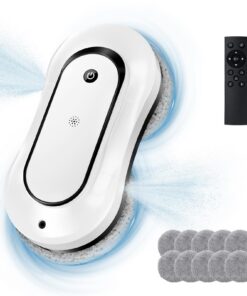 Jnerkert Dual Side Spray Fensterreinigungsroboter für Innen- und Außenfenster (White) | Intelligenter Fenstersauger Jne