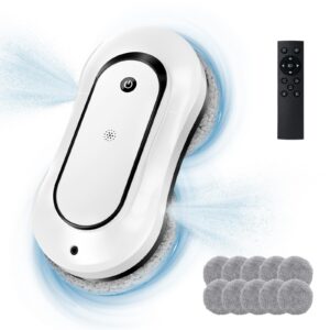 Jnerkert Dual Side Spray Fensterreinigungsroboter für Innen- und Außenfenster (White) | Intelligenter Fenstersauger Jne