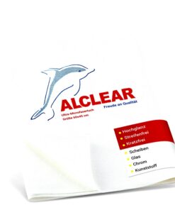 ALCLEAR 950002 Mikrofasertuch – Ideal für Haushalt und Auto – streifenfrei & fusselfrei – Ultra-Mikrofaser für Effizient