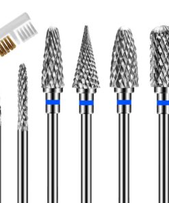 Nagellängsfräser Aufsätze 6 StückBits für Nagelfräser - Ideal für Gelnägel-Zubehör - Entfernen Sie Gel & Acryl - Passend