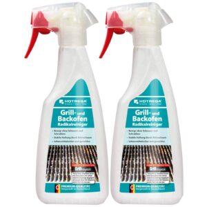 HOTREGA Radikalreiniger Grill und Backofen 500 ml, Grillreiniger, Rostreiniger, für Hausfrauen, für innen, rasche Aktion