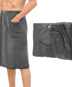 Saunakilt Herren Schnell Trocknend 70 x 140 cm für Sauna & Fitnessstudio