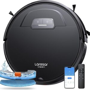 Laresar Clean Saugroboter 4500Pa mit Wischfunktion für einfache Reinigung