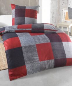 Warme Winter Mikrofaser Termo Fleece Bettwäsche DreamHome 155 x 220 cm für die Kaltejahreszeit Modern, Design 2